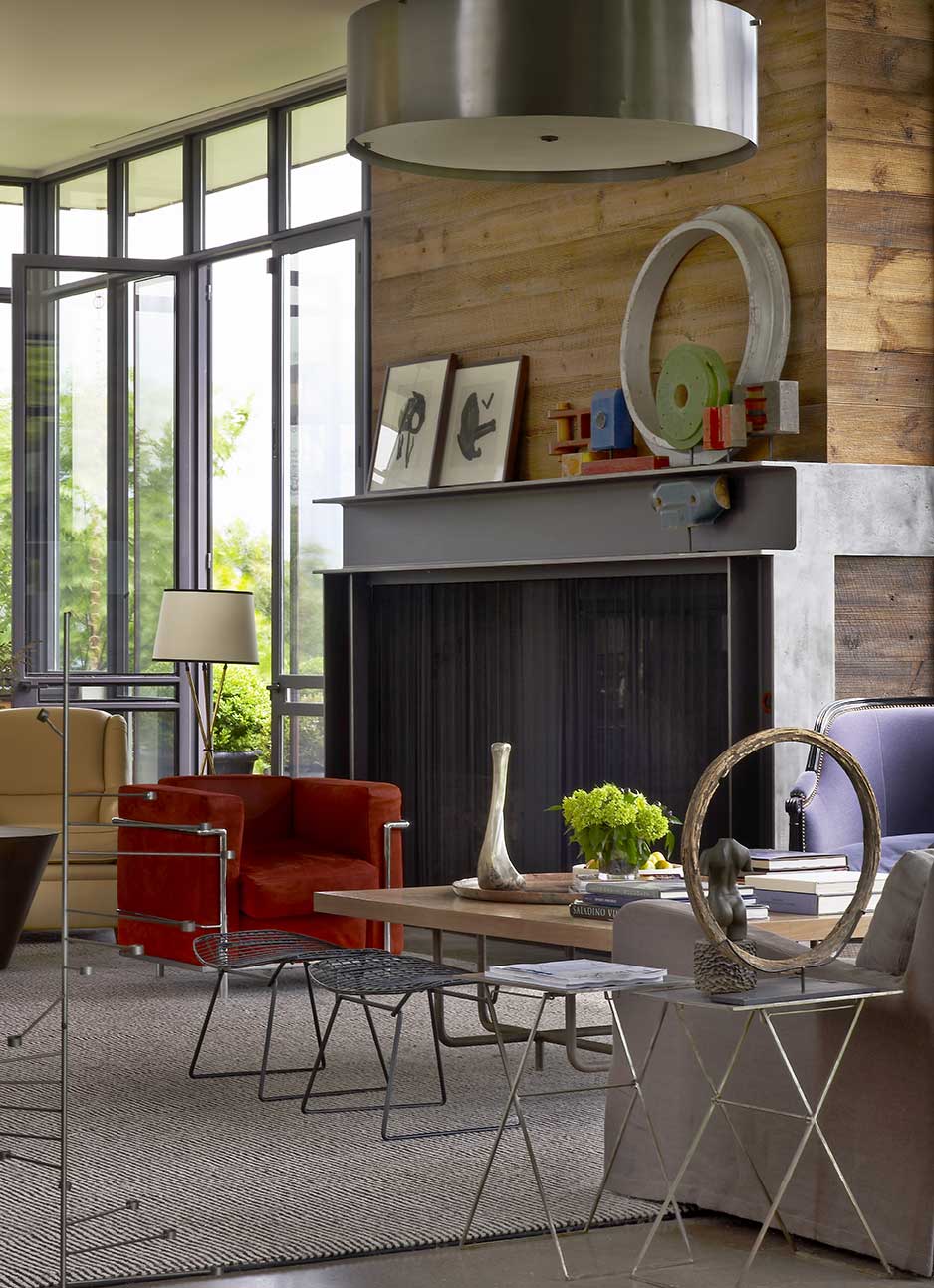 Living room with contemporary design